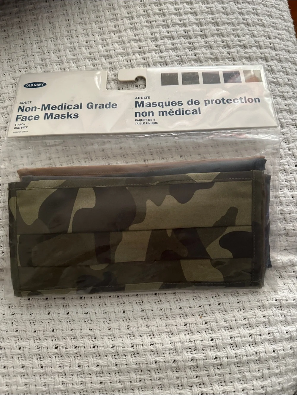 Old Navy Camouflage-Print Cloth Face Mask Pack - Green & Brown